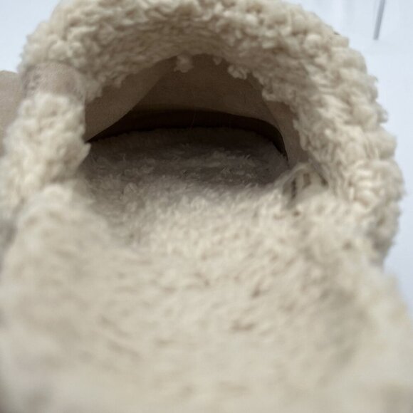 Genuins  Made In Spain Womens 8 Cozy Slides Faux Leather Fur Slip-On Flat Clogs - Picture 8 of 14